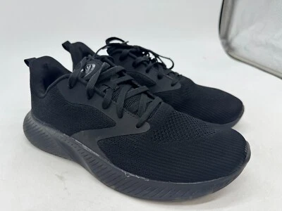 Tenis para correr negros de malla con cordones para exteriores Athletic Works para hombre - 11 AMPLIOS Foto 1 de 4