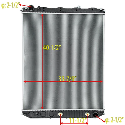 Radiator For 11 2012 2013 Truck Volvo VAH 2017 Volvo VHD 2008-2017 Mack CXU Foto 1 de 4