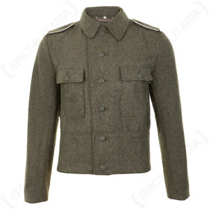 WW2 German Late War Field Grey Wool Tunic Uniform WWII Reenactment Military