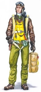 Plus Model #AL4036 1/48 P-47 Pilot (1 Figure) - Bild 1 von 1
