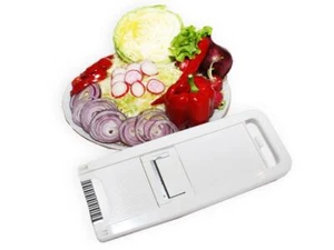 Obst und Gemüsereiber Super Gemüsehobel Reibe Multi Gemüseschneider Küchenreibe - Bild 1 von 9