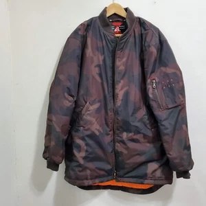 SPIRE by GALAXY AVIATOR BOMBER Brown Camouflage JACKET MENS Size L RN# 63967 - Picture 1 of 11