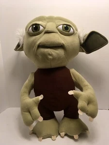 STAR WARS Gemmy Large 18" Stuffed Animal Plush YODA Doll Can Stand Alone Stands - Picture 1 of 3