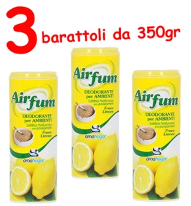 3 Amahogar Airfum sabbia profumata posacenere deodorante ambienti limone Air fum - Foto 1 di 2