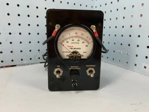 8455-CLBM SIMPSON ELECTRIC ANALOG MULTIMETERS LINE LOOP TESTER 40010 - Picture 1 of 6
