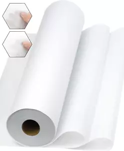 PLANTIONAL Medium Weight White Iron-On Non-Woven Fusible Interfacing: 16.5" X 30 - Picture 1 of 12