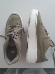 Nike air force 1 size 4 Green/khaki suede