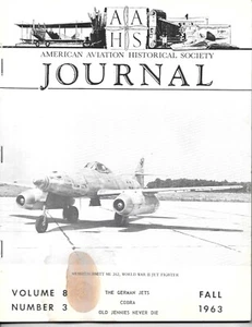 AAHS American Aviation Hist, German Jets, Jenny Fall 63 - Picture 1 of 1