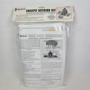 Top Flite P-47D GIANT Thunderbolt Cockpit Interior Kit- #TOPQ8405 RARE, UNOPENED - Picture 1 of 7