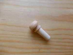 VIOLIN END PIN, MAPLE, FULL SIZE 4/4, GREAT QUALITY SOLID WOOD. UK SELLER - Picture 1 of 1