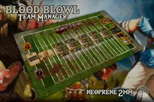UNOFFICIAL Blood Bowl Team Manager Mat (5 players) ( 80x50) - Bild 1 von 2