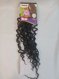 Love Senegal Faux 2x Loc Twisty Curly Handarbeit gehäkelt Kanekalon Toyokalon NEU - Bild 1 von 3