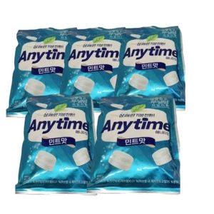 5X Lotte Anytime Candy Sugar Free Individually Wrapped Mint Flavor 92g Korean - Picture 1 of 6