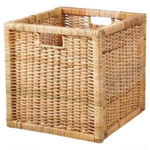 I-K-E-A  Korb aus Rattan oder Weide 32x34x32cm Box Rattankorb Aufbewahrungsbox - Bild 1 von 5