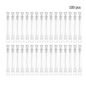 100-tlg Seifenblasen Herzen Wedding Bubbles Hochzeit Taufe Gastgeschenk - Bild 1 von 11