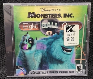 Disney Pixar Monsters Inc Eight Ball Chaos Game for PC NEW in Sealed Jewel Case - Picture 1 of 6