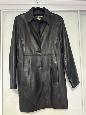 Moda Italy Capi Esclusivi Leather Jacket  Size AU 12 US 8 Vintage - Image 1 of 4