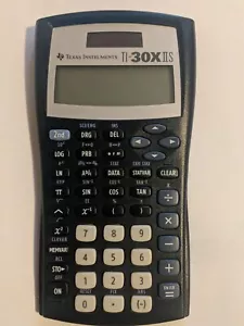 Texas Instruments TI-30X IIS Scientific Calculator Solar w/ Cover - Tested Works - Bild 1 von 5