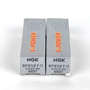 V-Power Spark Plug NGK BPR5EY-11 - SET LOT PACK OF 2 - Picture 1 of 1