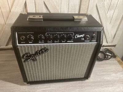 FENDER SQUIER 28 watt CHAMP 15 Guitar Practice Amplifier.Tested With Headphones - Image 1 of 4