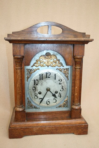 ANTIQUE GERMAN BADISCHE UHRENFABRIK BRACKET CLOCK Cover