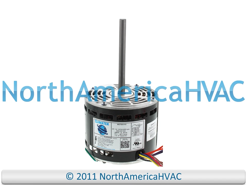 ClimaTek Furnace Blower Motor Replaces Trane American Standard MOT09662 MOT9662 - Image 1 of 1