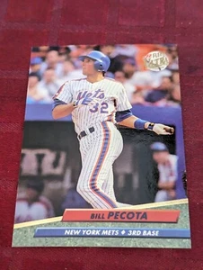 Bill Pecota - New York Mets (MLB) 1992 Fleer Ultra Baseball # 535 (C) - Picture 1 of 2