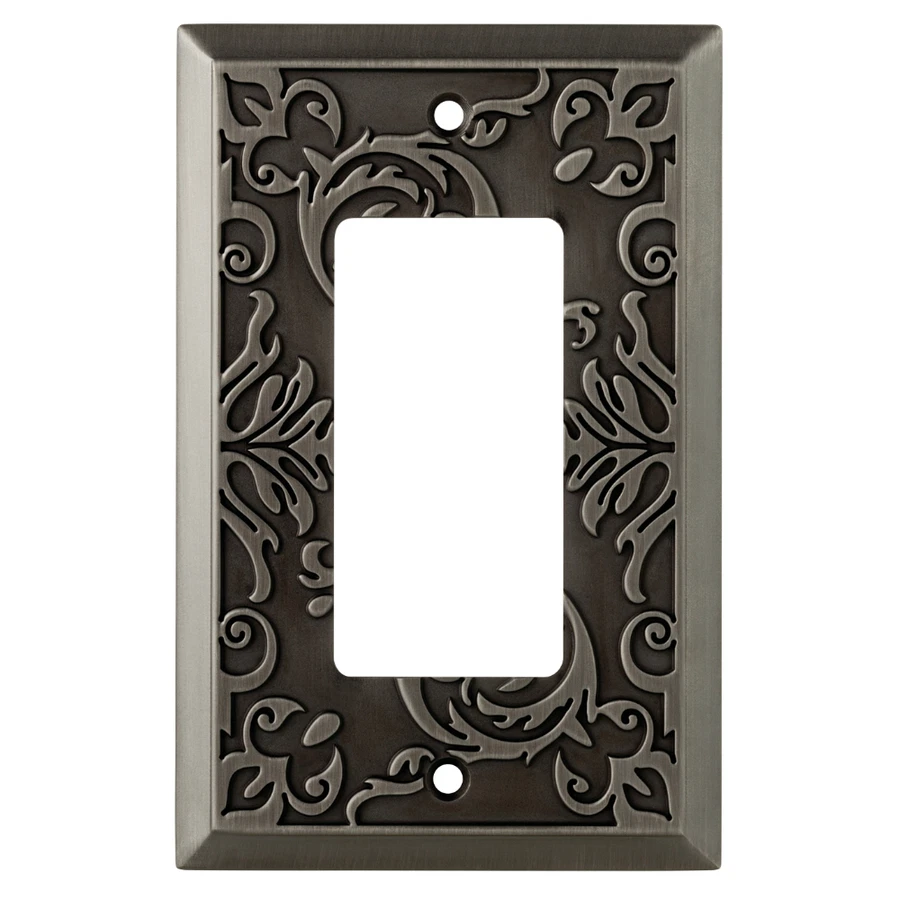 W27108-904 Fairhope Heirloom Plateado Único GFCI Decorador Cubierta Placa Foto 1 de 1