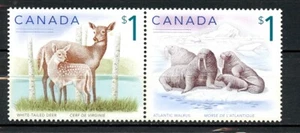 Canada MNH #1688/89a Wildlife Defins $1 Pair 2005 G953 - Bild 1 von 1