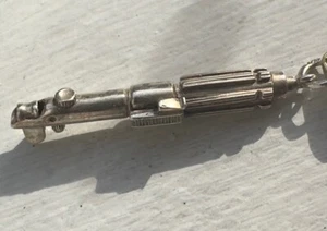 Custom Star Wars 925 sterling silver anakin skywalker lightsaber necklace - Picture 1 of 3