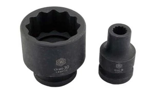 1/2 ZOLL ANTRIEB SCHLAGBUCHSEN (12 PUNKT) GRÖSSEN 8-36 MM VON BRITOOL HALLMARK - Bild 1 von 26