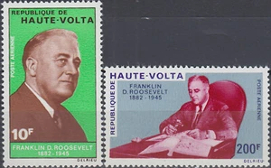 Upper Volta 25th Ann Death Franklin D Roosevelt 1970 MNH-3 Euro - Picture 1 of 1