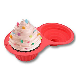 3D Giant Silicone Cupcake Mold Cup Mousse Cake Mold Cupcake Mould For Baking WY4