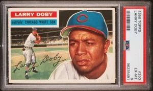1956 Topps Larry Doby Gray Back White Sox PSA 6 EX-MT #250    cc23 - Picture 1 of 2