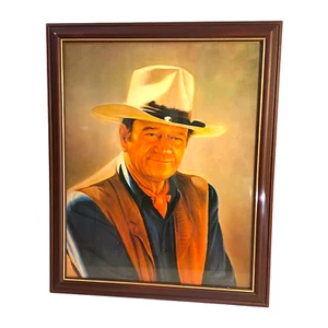 John Wayne Duke gerahmter Portraitdruck ca. 57 x 47 cm (Western Memorabilia) - Bild 1 von 5