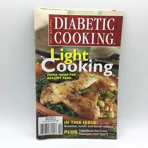 Diabetic Cooking Light Cooking 2003 Cookbook Booklet Illust Free Ship - Picture 1 of 5
