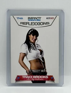 Tarjeta de lucha libre profesional TriStar Impact TNA Reflexxions Traci Brooks 84 2012 WWE - Imagen 1 de 2