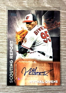2016 Topps Scouting Report Auto Series 2 Mychal Givens #SRA-MG Rookie Auto RC - Picture 1 of 2