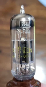 1 x Super Nice NOS Raytheon 12B4A Horseshoe Foil Over Black Plate - Picture 1 of 10