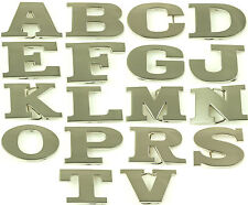 Alphabet Initial Metal Belt Buckles "A,B,C,D,E,F,G,J,K,L,M,N,O,P,R,S,T,V" 