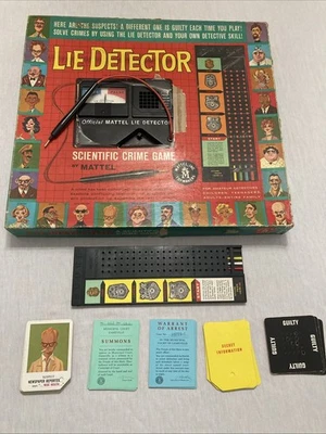 Vintage 1960 Mattel Lie Detector A Scientific Crime Game w/ Secret Information! - Image 1 of 4