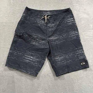 Oakley Badehose Herren 34 Boardshorts Surfwear Navy Blau Kordelzüge Y2K - Bild 1 von 7