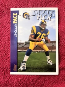 1997 Topps Draft Pick Orlando Pace #153 Rookie RC HOF St. Louis Rams. - Picture 1 of 2