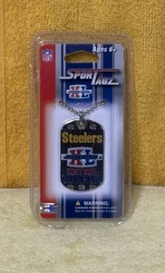 PITTSBURGH STEELERS Super Bowl XL Champions - Dog Tag Necklace *Sealed* - Picture 1 of 2