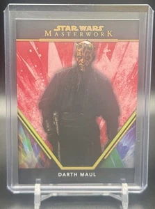 2024 Topps Star Wars Masterwork #2 Darth Maul RED SSP /25 - Picture 1 of 2