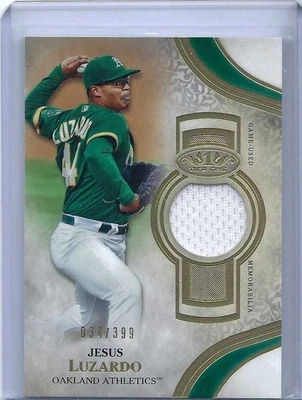 2021 Topps Tier One Relics Jesus Luzardo #T1RJL  /399 - Image 1 of 2