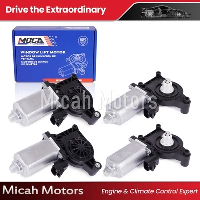 4x Left & Right Window Motor w/2 Pins Fit Chevrolet Silverado GMC Sierra Yukon Foto 1 de 4