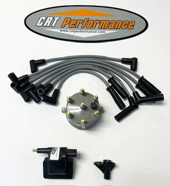 Jeep Wrangler 1994-97 4,0 L encendido afinación kit de actualización YJ TJ gris + cables de 8 mm Foto 1 de 4