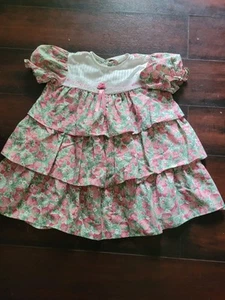 Vintage Marthas Friends 4T Floral Dress - Picture 1 of 3