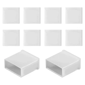 10 pcs klar Plastik USB Typ A Stecker staubdicht Stecker Stopper Schutz Kap8969 - Photo 1/7